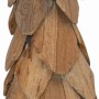Árbol de Navidad con soporte Marrón 50 cm Madera de teca maciza