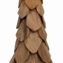 Árbol de Navidad Marrón 110 cm Madera de teca maciza