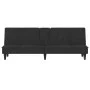 Schlafsofa mit Getränkehalter aus schwarzem Samt von vidaXL, Sofas - Ref: Foro24-351924, Preis: 282,12 €, Rabatt: %