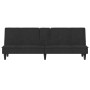 Schlafsofa mit Getränkehalter aus schwarzem Samt von vidaXL, Sofas - Ref: Foro24-351924, Preis: 287,44 €, Rabatt: %