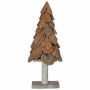 Árbol de Navidad con soporte Marrón 90 cm Madera de teca maciza