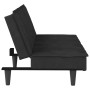 Schlafsofa mit Getränkehalter aus schwarzem Samt von vidaXL, Sofas - Ref: Foro24-351924, Preis: 287,44 €, Rabatt: %