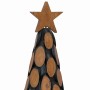 Árbol de Navidad con soporte Marrón 60 cm Madera de teca maciza