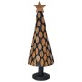 Árbol de Navidad con soporte Marrón 90 cm Madera de teca maciza
