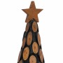 Árbol de Navidad con soporte Marrón 90 cm Madera de teca maciza