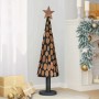 Árbol de Navidad Marrón 120 cm Madera de teca maciza