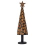 Árbol de Navidad Marrón 120 cm Madera de teca maciza