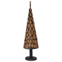 Árbol de Navidad Marrón 120 cm Madera de teca maciza