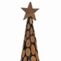 Árbol de Navidad Marrón 120 cm Madera de teca maciza