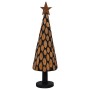 Árbol de Navidad Marrón 150 cm Madera de teca maciza