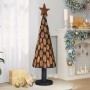 Árbol de Navidad Marrón 150 cm Madera de teca maciza
