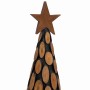 Árbol de Navidad Marrón 150 cm Madera de teca maciza