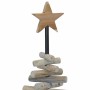 Árbol de Navidad con soporte Marrón 60 cm Madera de teca maciza