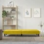 Gelbes Samtschlafsofa mit Getränkehalter von vidaXL, Sofas - Ref: Foro24-351925, Preis: 263,21 €, Rabatt: %