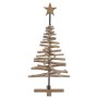 Árbol de Navidad Marrón 120 cm Madera de teca maciza