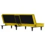 Gelbes Samtschlafsofa mit Getränkehalter von vidaXL, Sofas - Ref: Foro24-351925, Preis: 263,21 €, Rabatt: %
