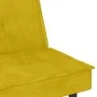 Gelbes Samtschlafsofa mit Getränkehalter von vidaXL, Sofas - Ref: Foro24-351925, Preis: 263,21 €, Rabatt: %