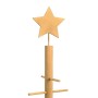 Árbol de Navidad de madera con soporte Marrón 75 cm Bambú