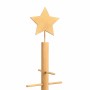 Árbol de Navidad de madera con soporte Marrón 150 cm Bambú