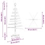 Árbol de Navidad de madera con soporte Marrón 150 cm Bambú
