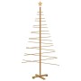 Árbol de Navidad de madera con soporte Marrón 180 cm Bambú
