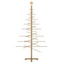 Árbol de Navidad de madera con soporte Marrón 180 cm Bambú