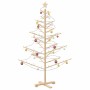 Árbol de Navidad de madera Natural 150 cm Madera maciza de pino