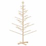 Árbol de Navidad de madera Natural 150 cm Madera maciza de pino