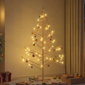 Árbol de Navidad de madera Natural 180 cm Madera maciza de pino