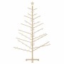 Árbol de Navidad de madera Natural 180 cm Madera maciza de pino
