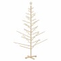 Árbol de Navidad de madera Natural 180 cm Madera maciza de pino