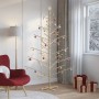 Árbol de Navidad de madera Natural 210 cm Madera maciza de pino
