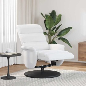 Sillón reclinable Blanco 71 x 98 x 106 cm Cuero sintético