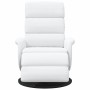 Sillón reclinable Blanco 71 x 98 x 106 cm Cuero sintético