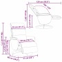 Sillón reclinable Blanco 71 x 98 x 106 cm Cuero sintético