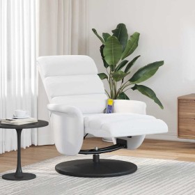 Silla de masajes reclinable Blanco 71 x 98 x 106 cm Silla de masajes reclinable Blanco 71 x 98 x 106 cm