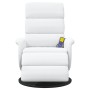 Silla de masajes reclinable Blanco 71 x 98 x 106 cm
