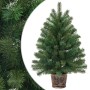 Árbol de Navidad artificial Verde 75 cm PVC, PE y acero