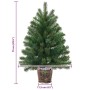 Árbol de Navidad artificial Verde 75 cm PVC, PE y acero