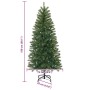 Árbol de Navidad artificial Verde 150 cm PVC, PE y acero