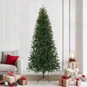 Árbol de Navidad artificial Verde 240 cm PVC, PE y acero