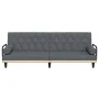 Sofá cama con reposabrazos tela gris oscuro de vidaXL, Sofás - Ref: Foro24-351938, Precio: 297,59 €, Descuento: %