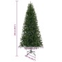 Árbol de Navidad artificial Verde 240 cm PVC, PE y acero
