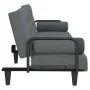 Sofá cama con reposabrazos tela gris oscuro de vidaXL, Sofás - Ref: Foro24-351938, Precio: 297,59 €, Descuento: %