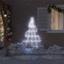 Árbol de Navidad LED con 112 LED Frío 182 cm Metal