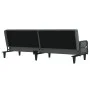 Sofá cama con reposabrazos tela gris oscuro de vidaXL, Sofás - Ref: Foro24-351938, Precio: 297,59 €, Descuento: %