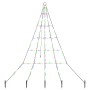 Árbol de Navidad LED con 112 LED Multicolor 182 cm Metal