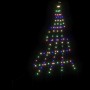 Árbol de Navidad LED con 112 LED Multicolor 182 cm Metal