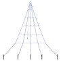 Árbol de Navidad LED con 112 LED Azul 182 cm Metal