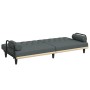 Schlafsofa mit Armlehnen aus dunkelgrauem Stoff von vidaXL, Sofas - Ref: Foro24-351938, Preis: 302,94 €, Rabatt: %